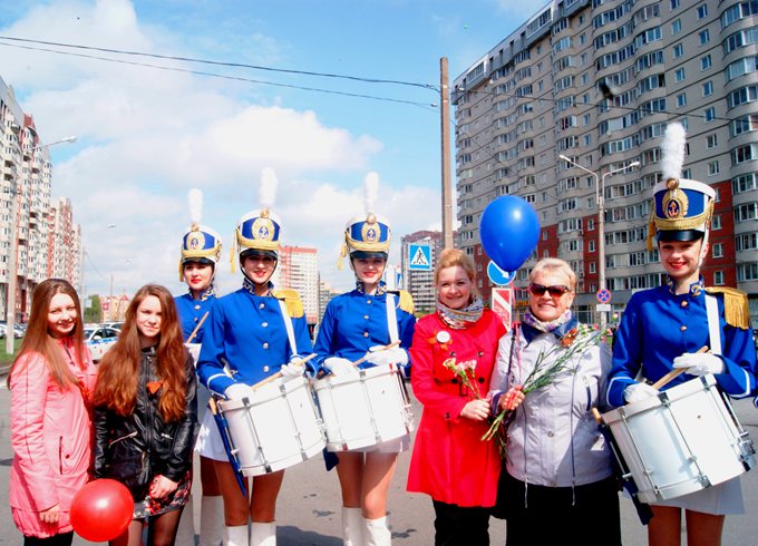 Парад Победы в Коломягах 2014